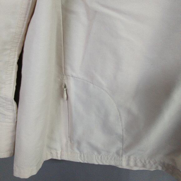 LL Bean Fishing Shirt Womens S Tan Vented Roll Tab Hiking - Picture 5 of 10